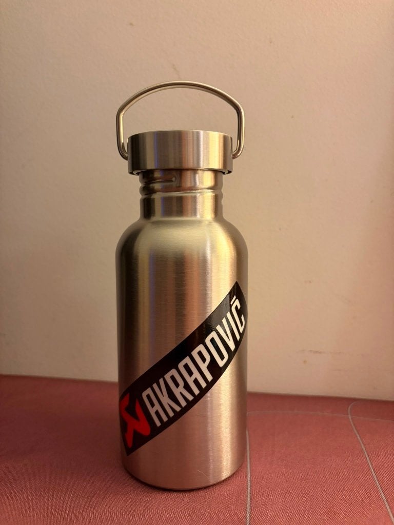 Gourde inox 500ML Akrapovic, Verzenden, Nieuw