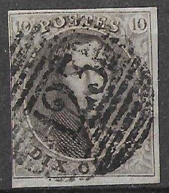 Belgische postzegels  -  nummer 10, Ophalen of Verzenden