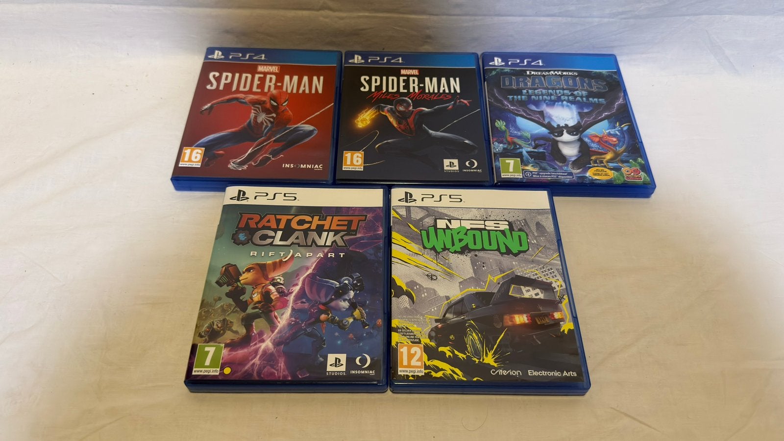 5x Verschillende Games Voor PlayStation 4 & 5!, Enlèvement ou Envoi, 1 joueur, À partir de 7 ans, Autres genres
