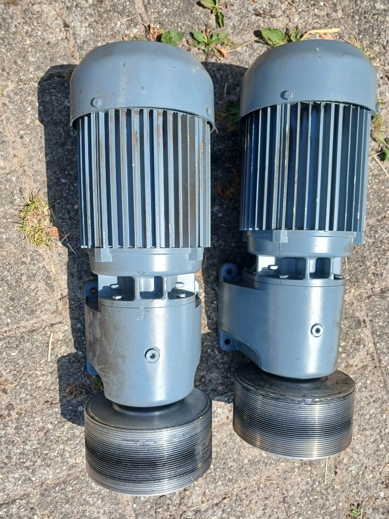 ABM elektromotoren met tandwielkast set van 2, Doe-het-zelf en Bouw, Motoren, Ophalen, Gebruikt, Elektromotor