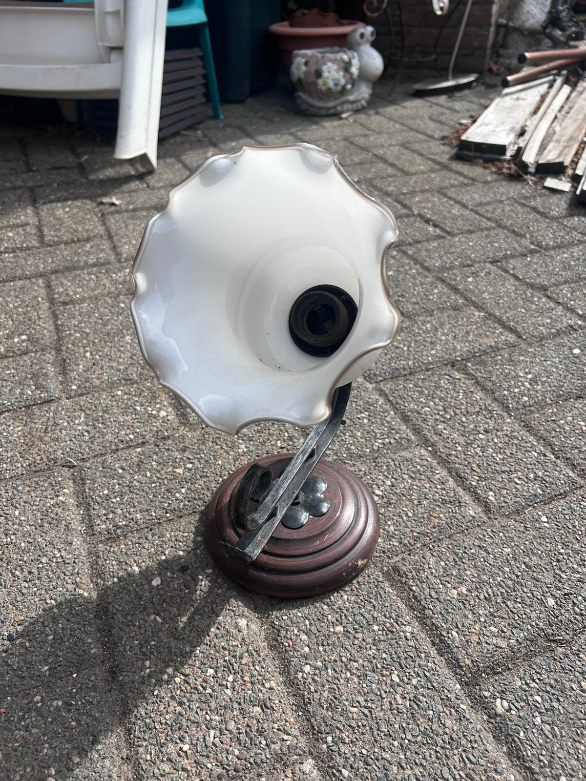 Hang lamp, Ophalen