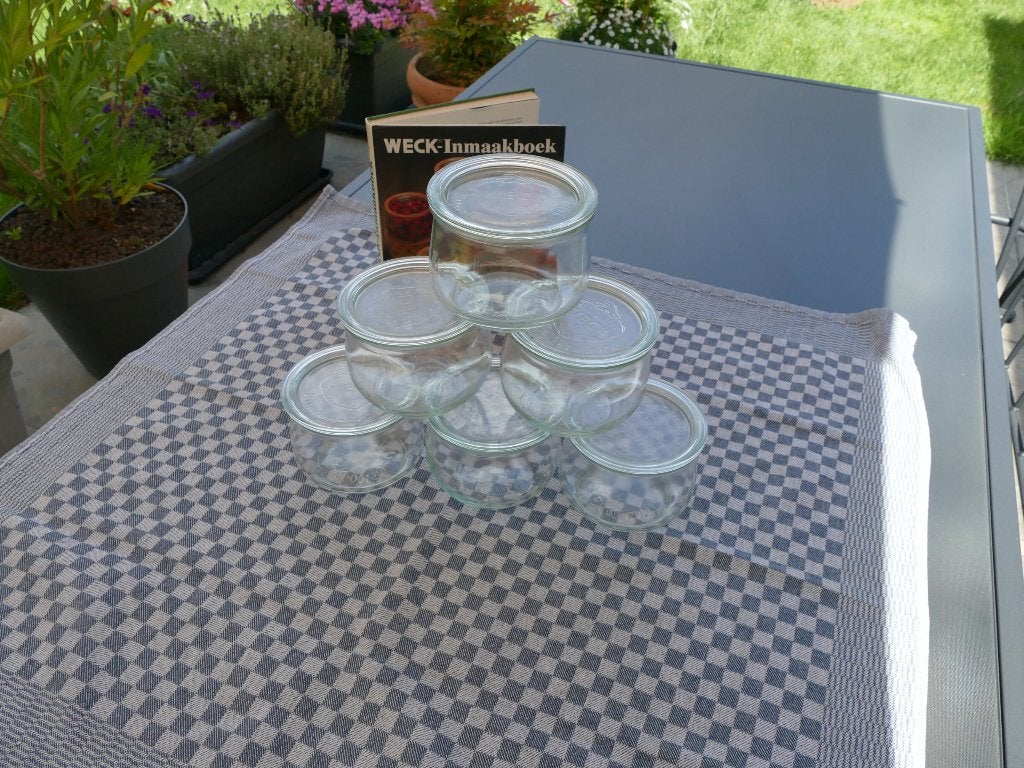 Bocaux Weck : bord rond 100 de 1/2 L, Compatible lave-vaisselle, Verre, Enlèvement, Utilisé