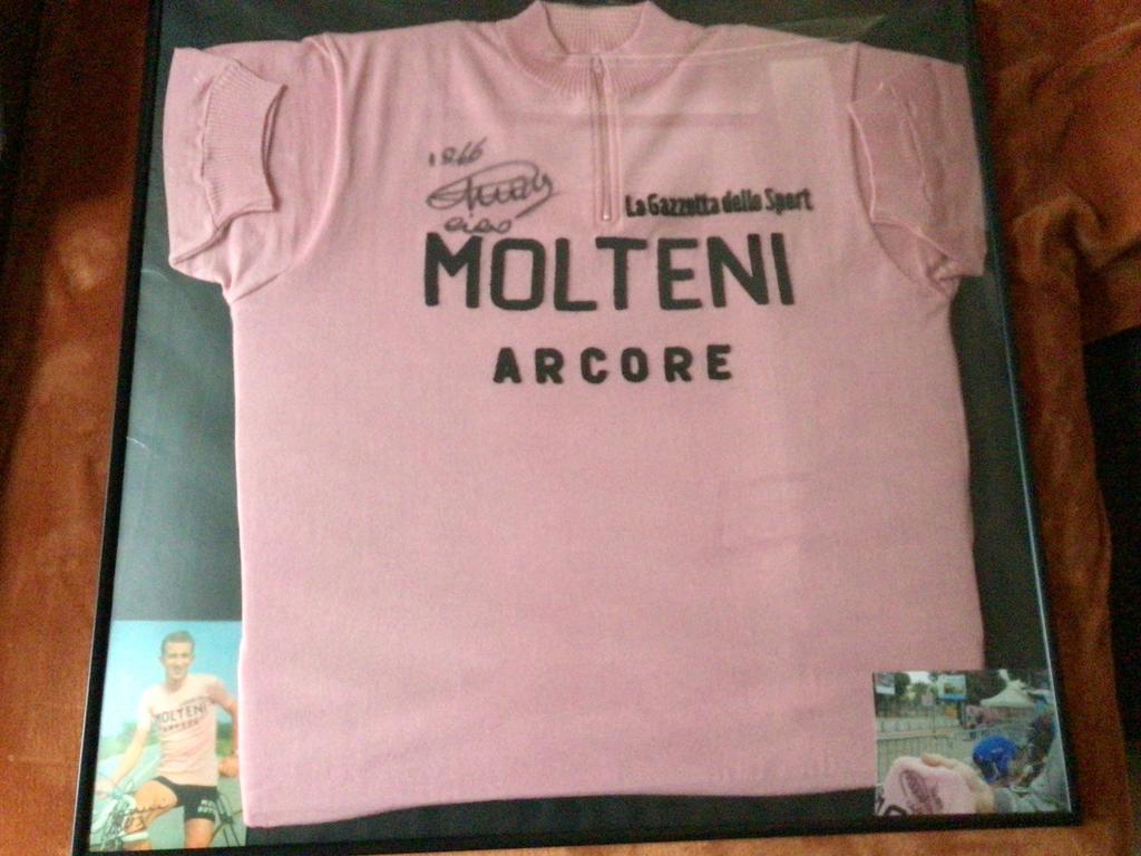 wielertrui giro 1967 team molteni  gianni motta signe, Ophalen, Zo goed als nieuw