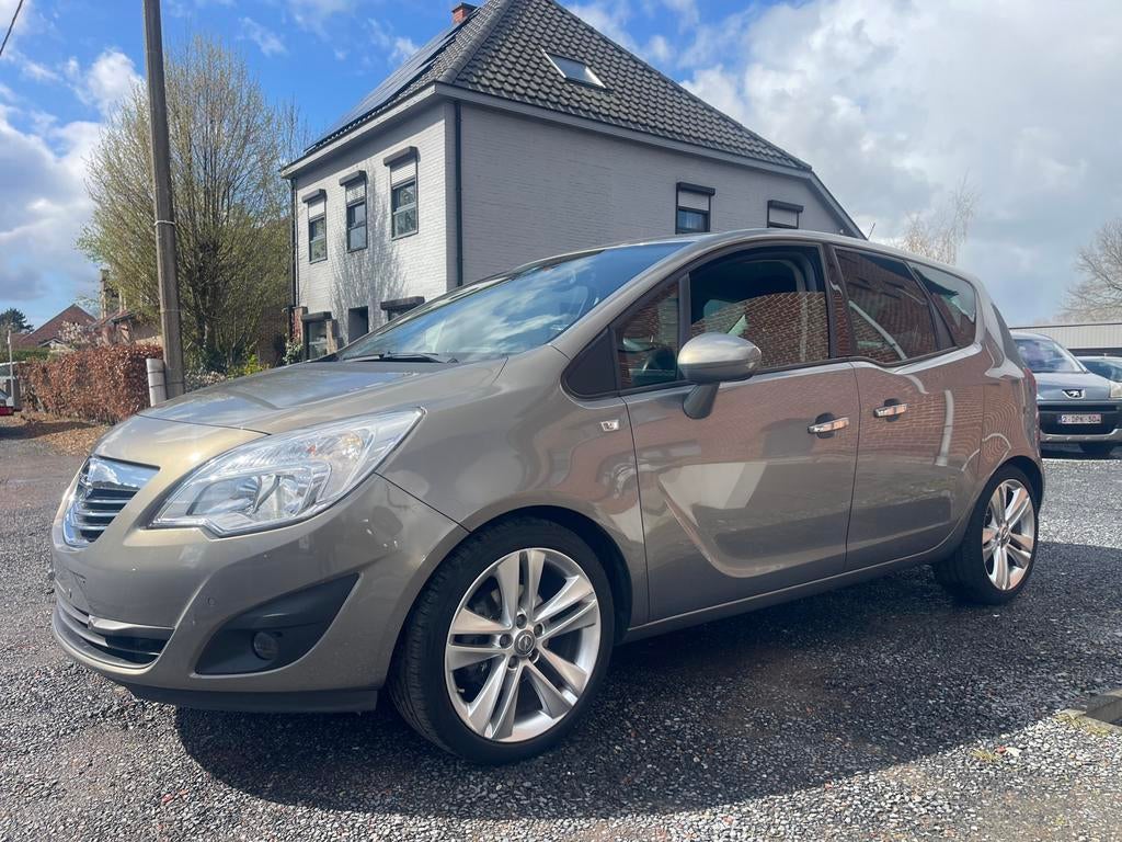 Opel Meriva 1.4Benzine,Turbo Cosmo,Leder,Gps,Sensoren,Cruise, Auto's, Euro 5, Monovolume, 139 g/km, 4 cilinders