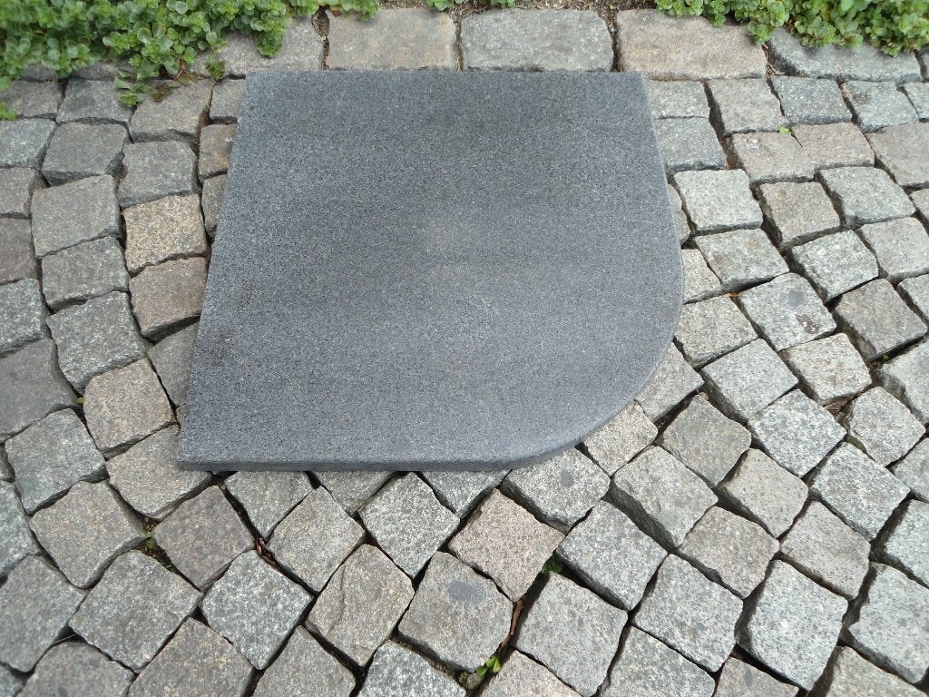 4 granieten voetplaten voor kruisvoet parasol, Ophalen