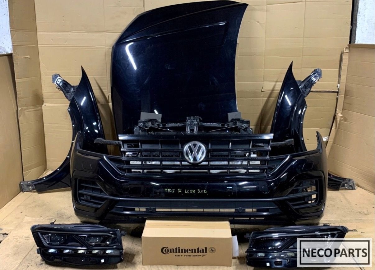 VW TOUAREG III R-LINE 3.0D VOORKOP  LC9X ORIGINEEL COMPLEET, Gebruikt, Volkswagen, -, Ophalen of Verzenden