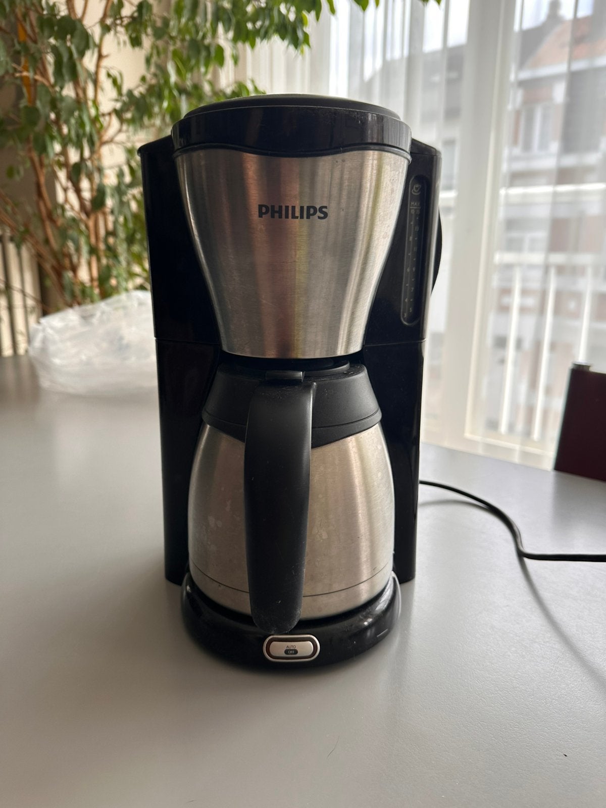 Cafetière Thermos Philips HD7546, Electroménager, Cafetières, Café moulu, Enlèvement ou Envoi, Cafetière, Utilisé