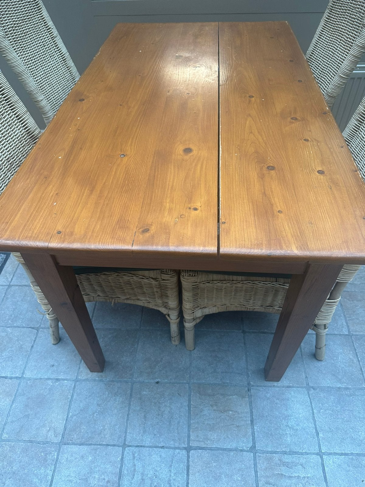 Vintage tafel, Ophalen