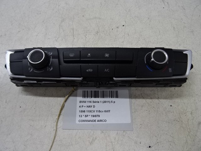 PANNEAU DE COMMANDE CLIMATISATION BMW 1 serie (F20), Utilisé, BMW