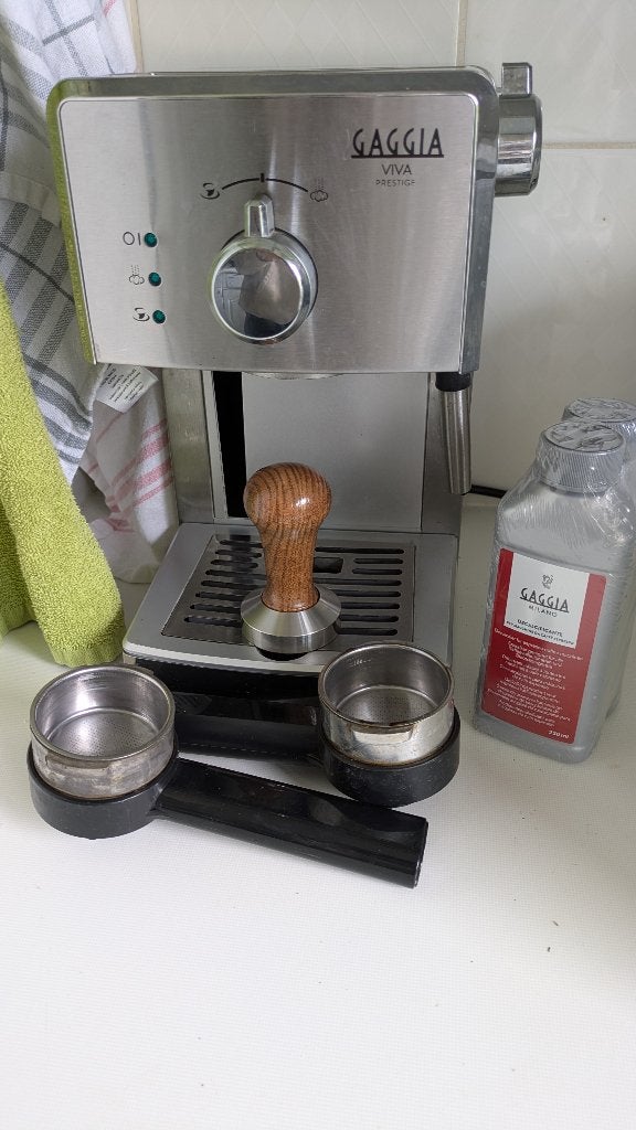 Machine à café Gaggia Viva Prestige + Portafiltre extra, Elektronische apparatuur, Koffiezetapparaten, Ophalen, Gebruikt, Espresso apparaat