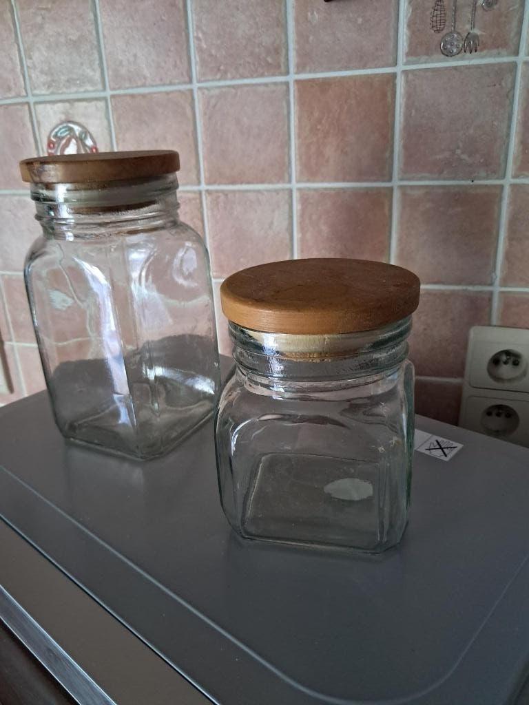 bocaux en verre - un petit et un grand (lot), Enlèvement