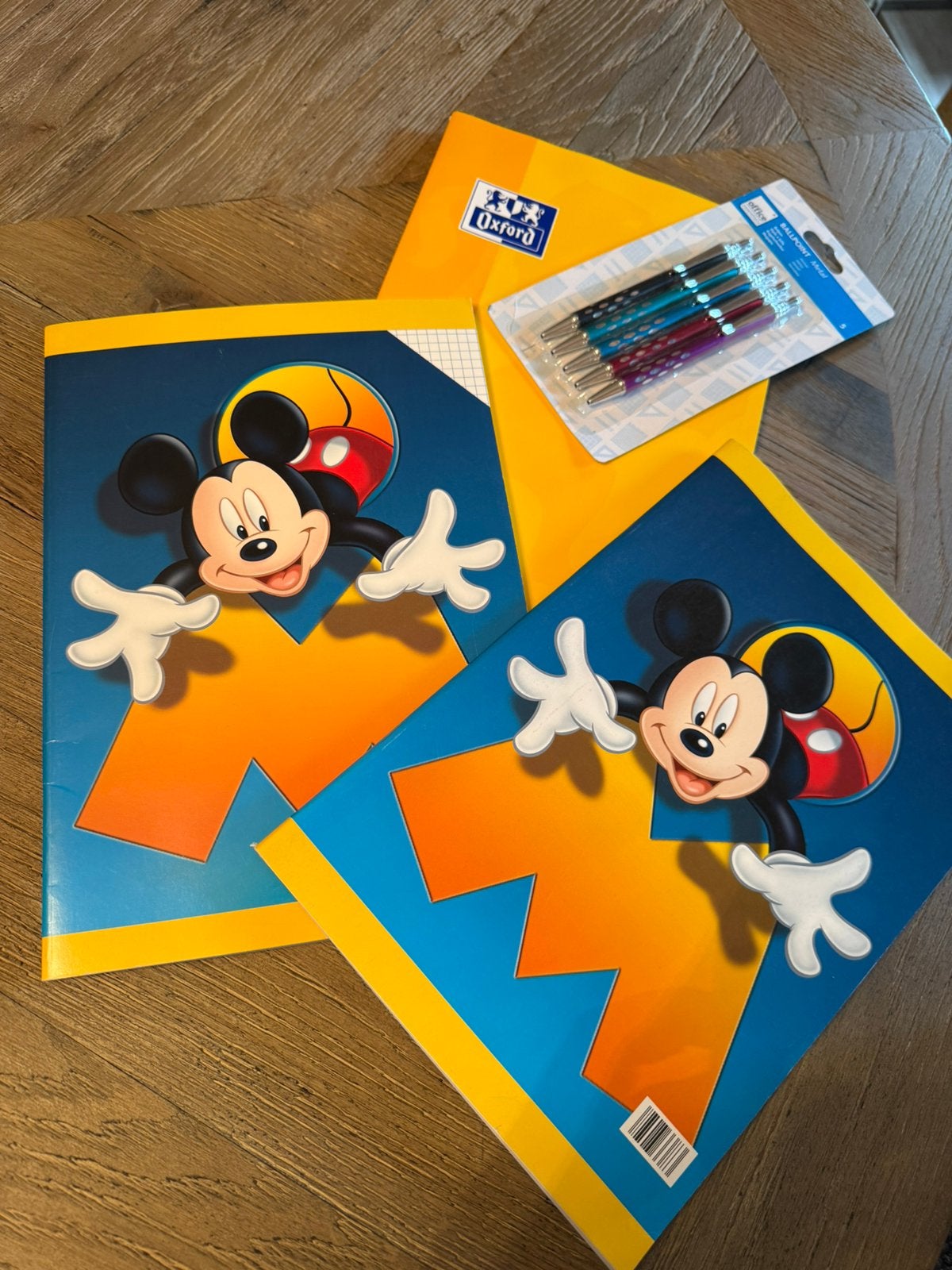 Twee  grote schriftjes geruit en eén gelijnd en 5 stylo’s, Ophalen of Verzenden, Nieuw