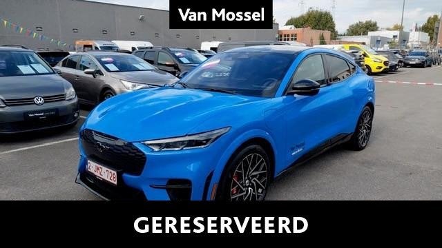 Ford Mustang Mach-E GT Extended AWD 98 kWh - 487PK - Pano, Auto's, Automaat, 98 kWh, Blauw, 2248 kg