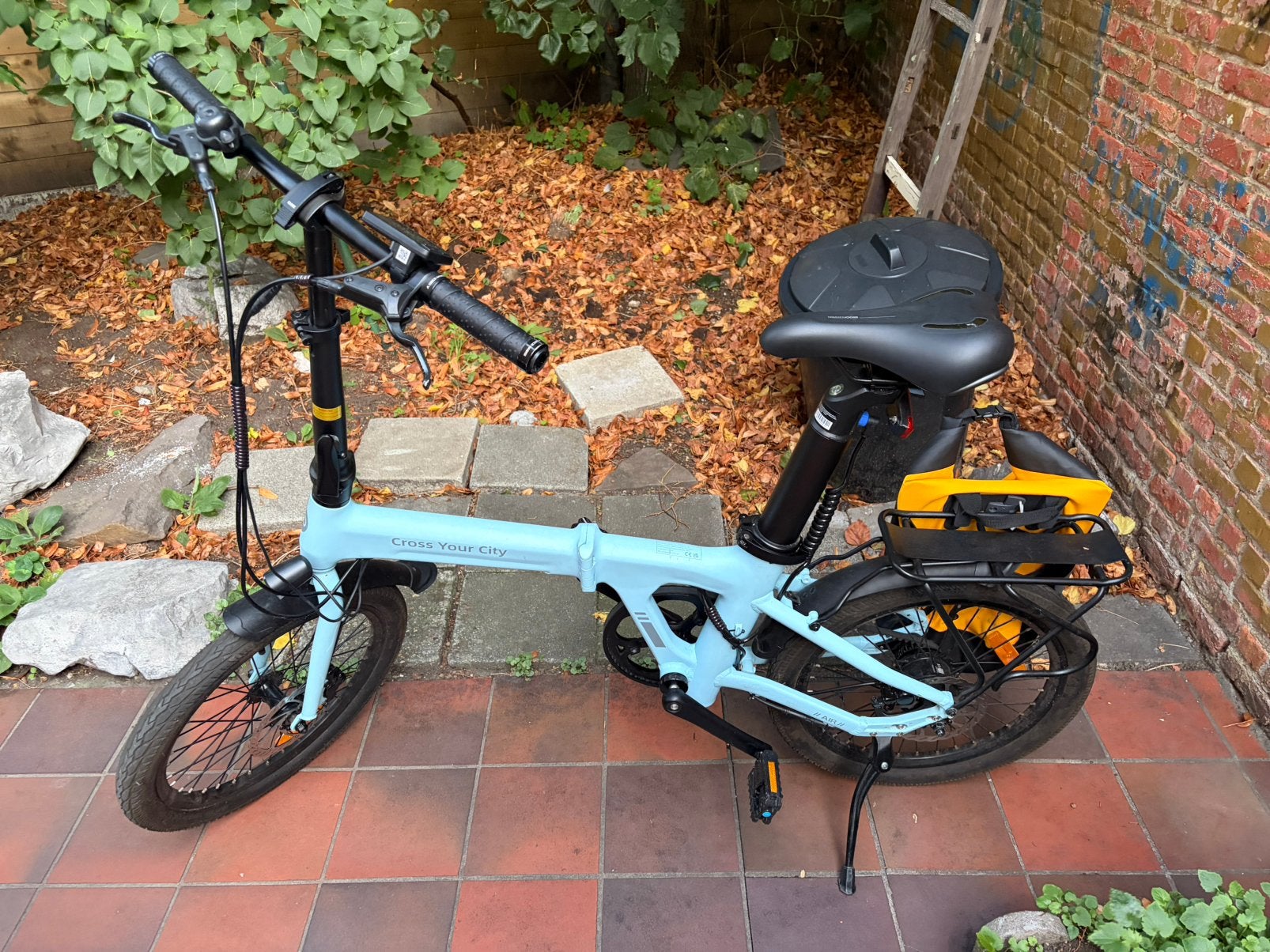 Elektrische vouwfiets, Ophalen, Zo goed als nieuw