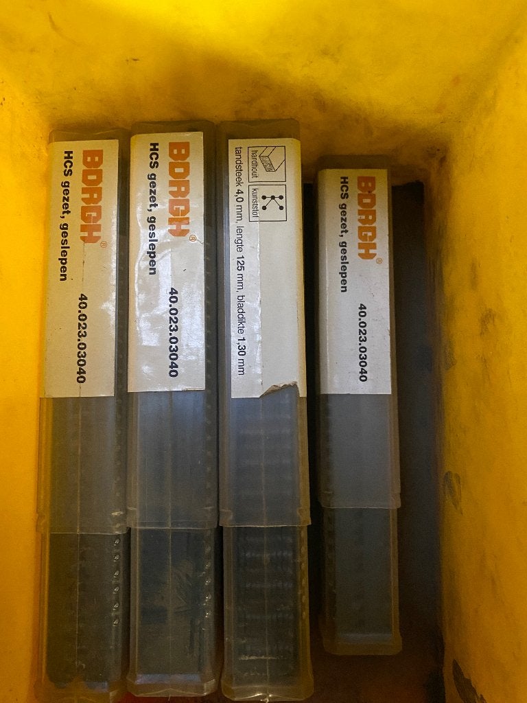 Borgh decoupeerzaagbladen lengte 125mm tandsteek 4mm, Hobby en Vrije tijd, Ophalen