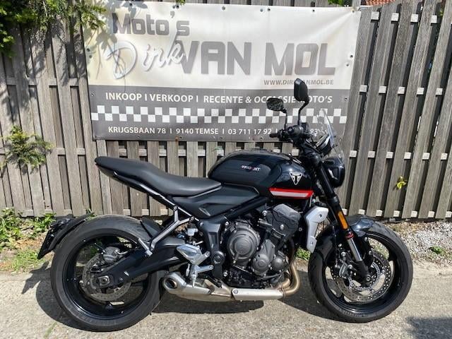 triumph trident 660 abs bj 2024 nieuw staat + opties, Motorrijbewijs A, 3 cilinders, Meer dan 35 kW, ABS