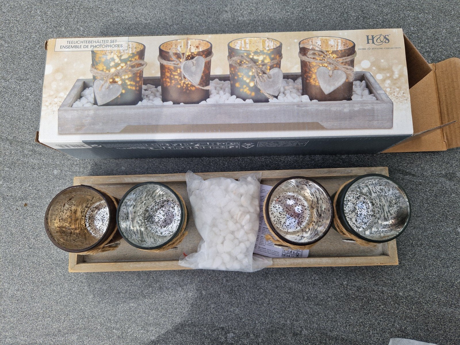 Theelichthouder set, Ophalen of Verzenden, Zo goed als nieuw