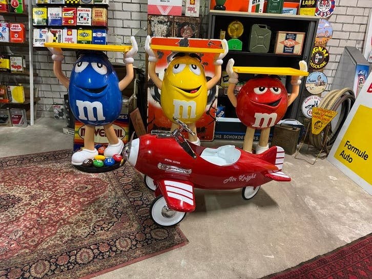 M&M's Figuren met Dienblad - Unieke Decoratie