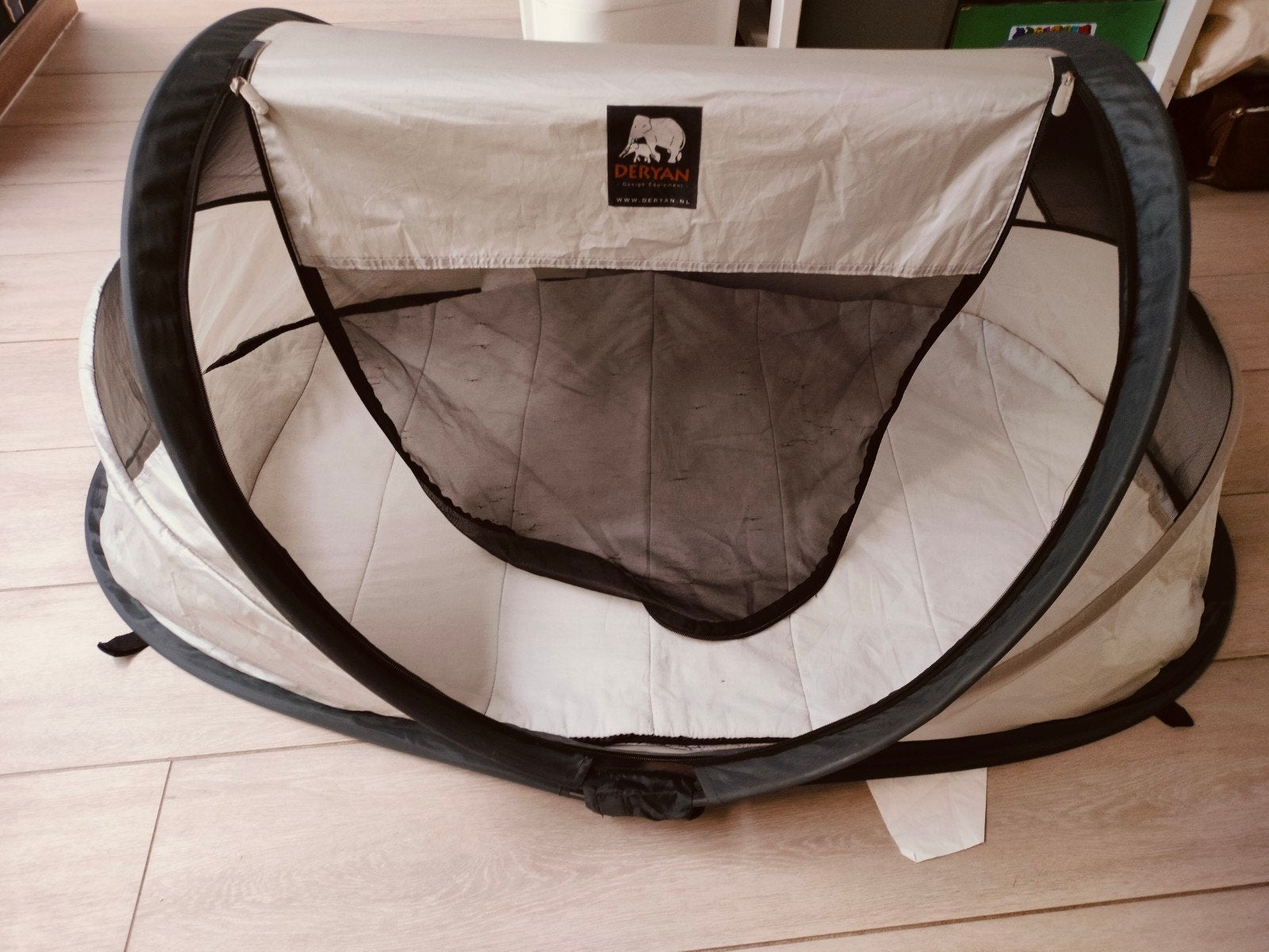 Campingbedje baby luxe, Ophalen