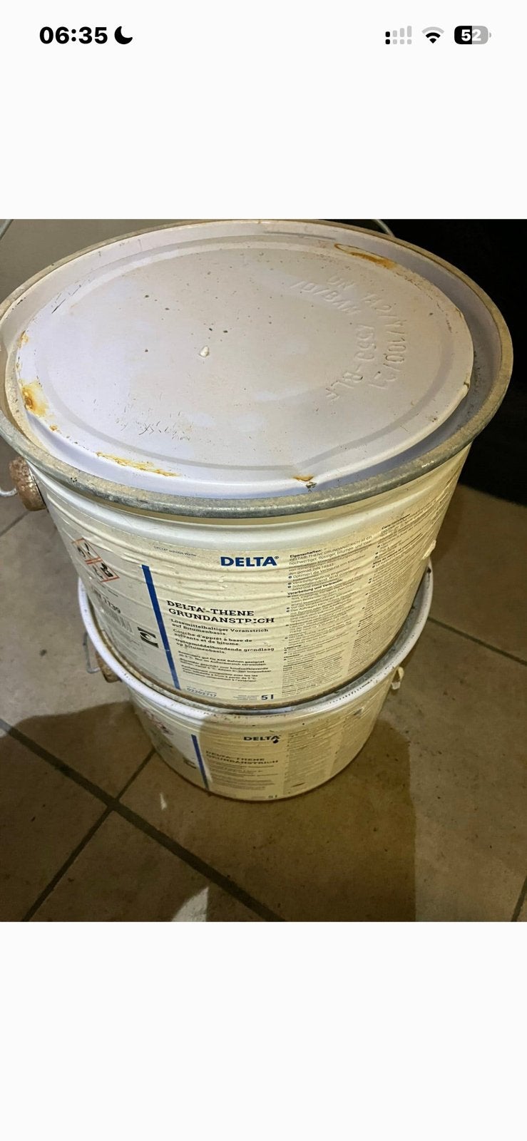 15 liter delta rhene primer, Ophalen, Zo goed als nieuw