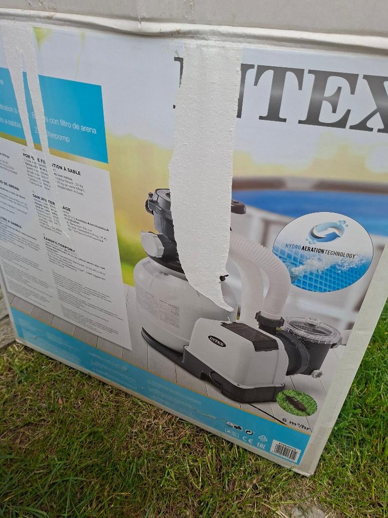 Zandfilter intex sx 2100, Ophalen, Gebruikt, Zwembadpomp