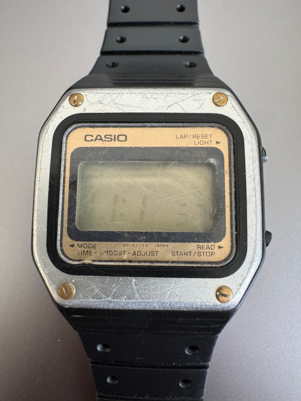Casio F-310G (Module 110) - Rare - Pour Pièces / Réparer, Enlèvement ou Envoi, État, Utilisé, Noir