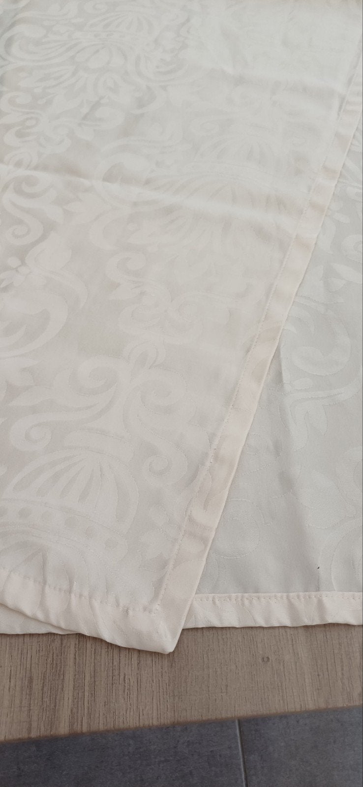 Crème kleurige tafelloper, Chemin de table, Enlèvement ou Envoi, Polyester