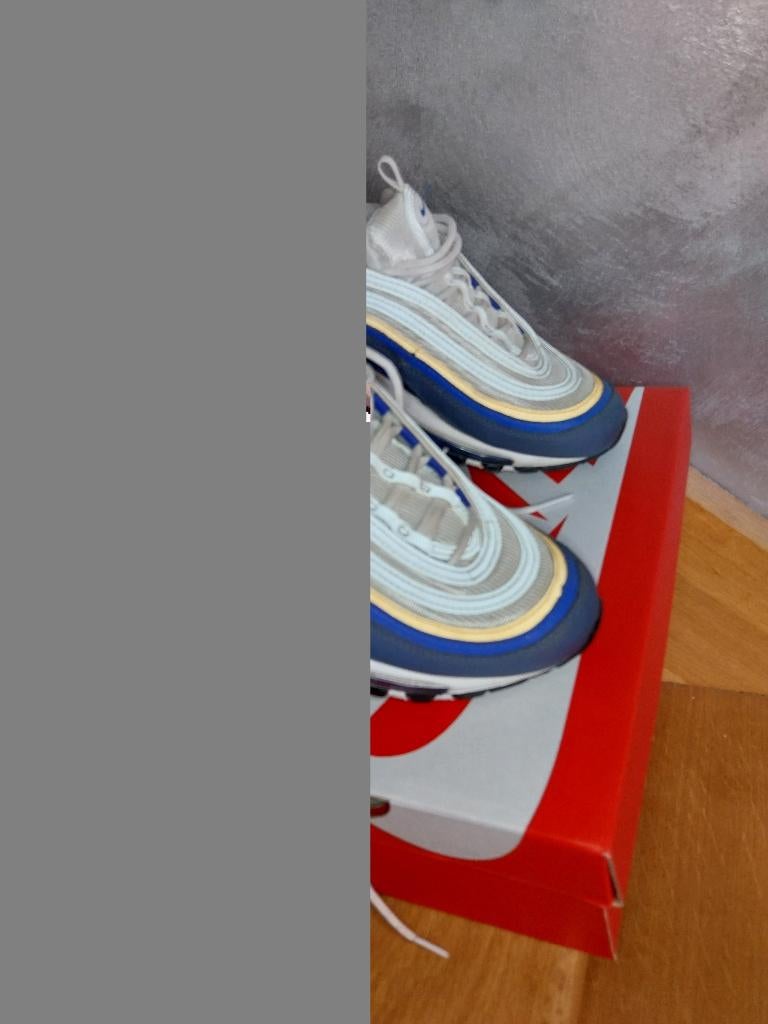 Nike Air Max 97, White Racer blue, pointure 39, Enlèvement ou Envoi, Comme neuf, Chaussures de sport, Nike
