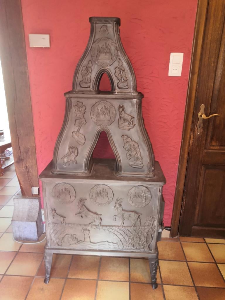 Poêle à bois dovre, Maison & Meubles, Poêles, Enlèvement, Bois, Poêle à bois