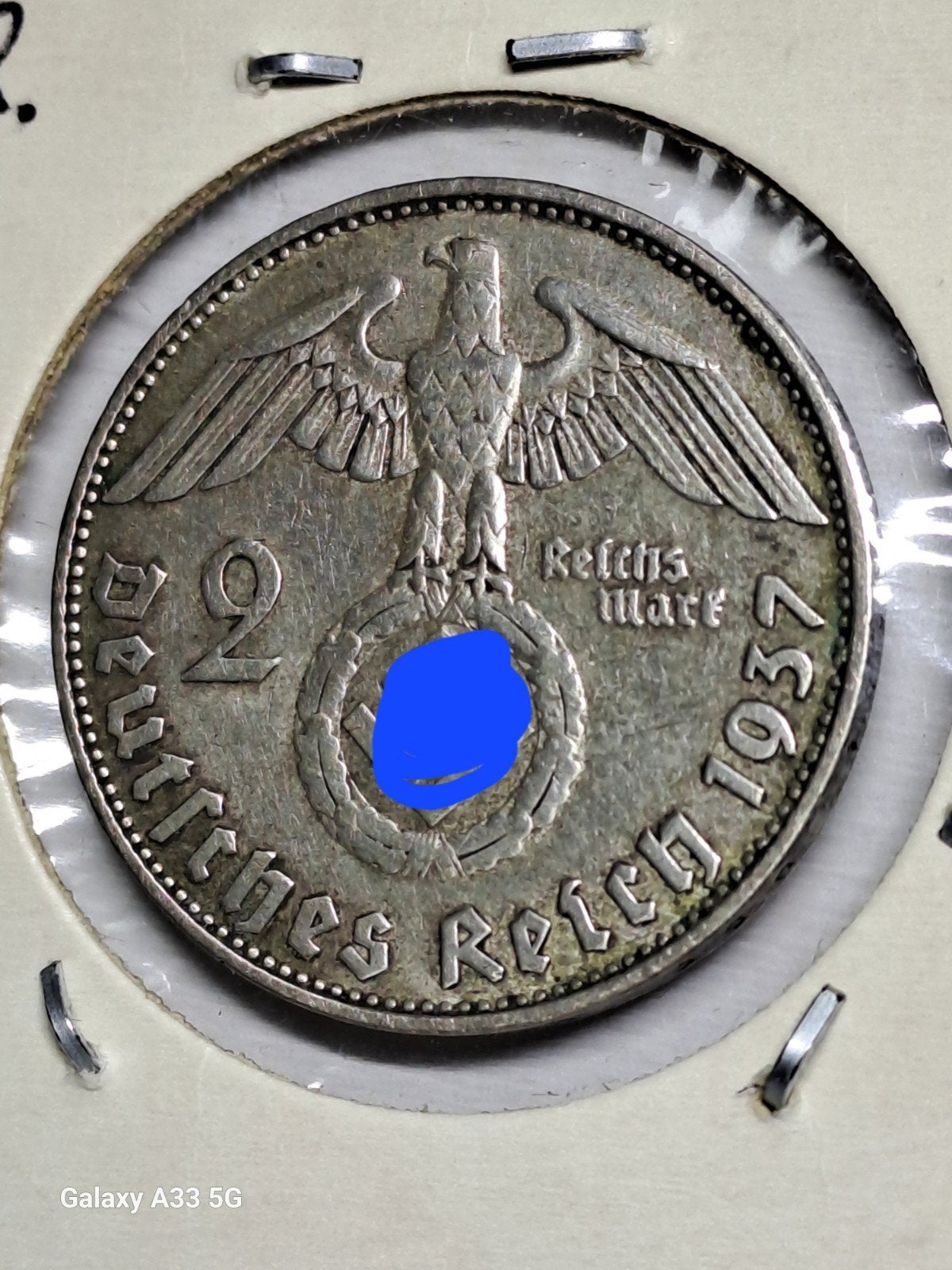 Allemagne-2 mark 1937D-Troisieme Reich, Enlèvement ou Envoi, Allemagne, Monnaie en vrac, Argent