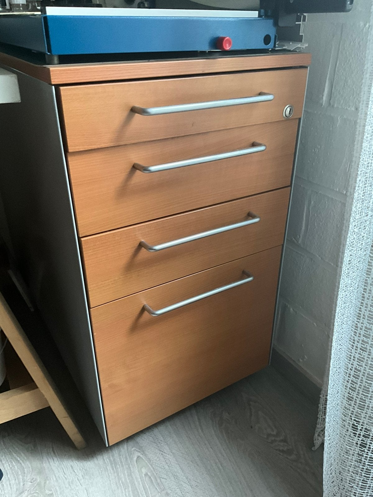 Bureau schuivenkast, Huis en Inrichting, Kasten | Ladekasten, Ophalen, Gebruikt, 5 laden of meer, 50 tot 100 cm