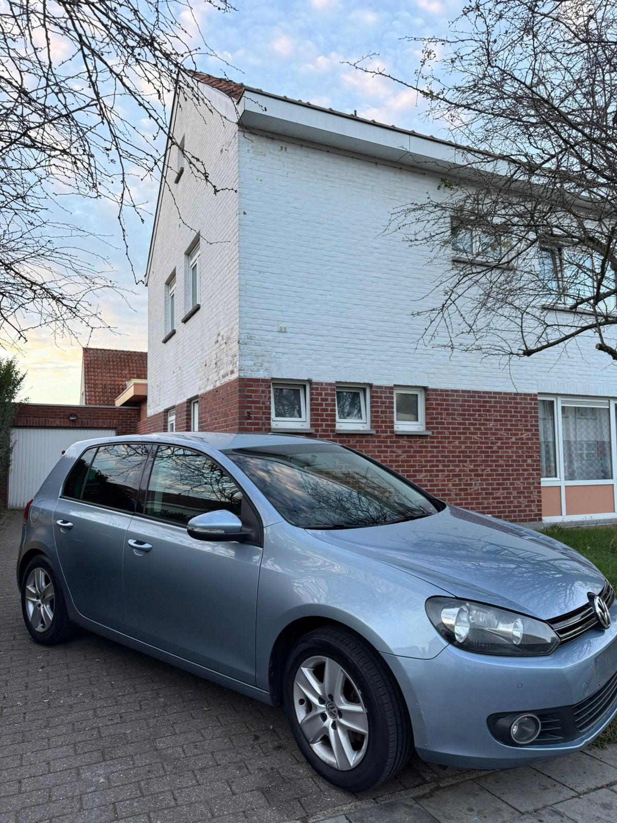 Volkswagen Golf 6 1.4 Tsi Benzine   Gekeurd, Auto's, Stof, Zwart, 4 cilinders, Blauw
