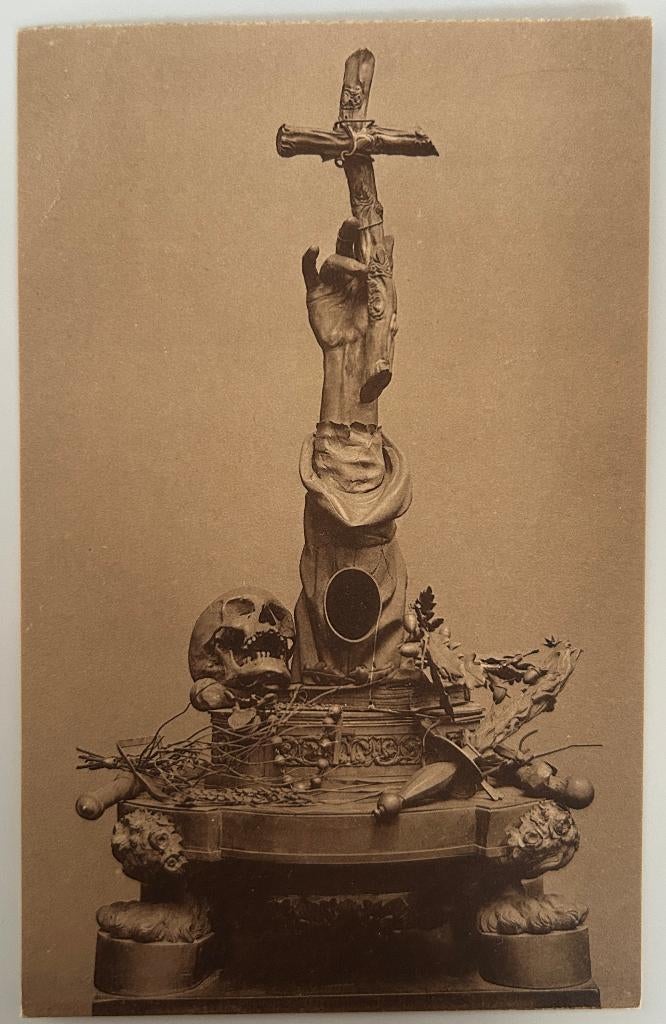 Postkaart Reliquarium, Brugge , anno 1750, Verzamelen, Verzenden, 1960 tot 1980, Ongelopen, West-Vlaanderen