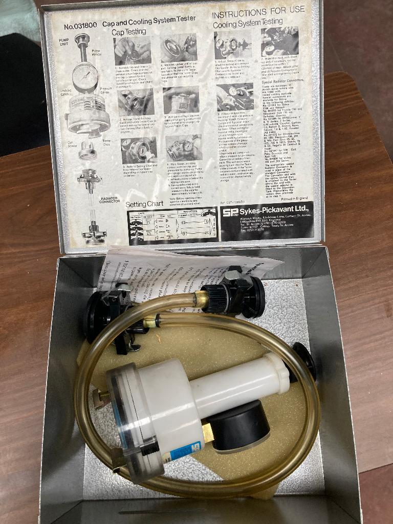 Sykes-Pickavant 031800 Koelsysteem / Radiator Druktester, Ophalen, Gebruikt