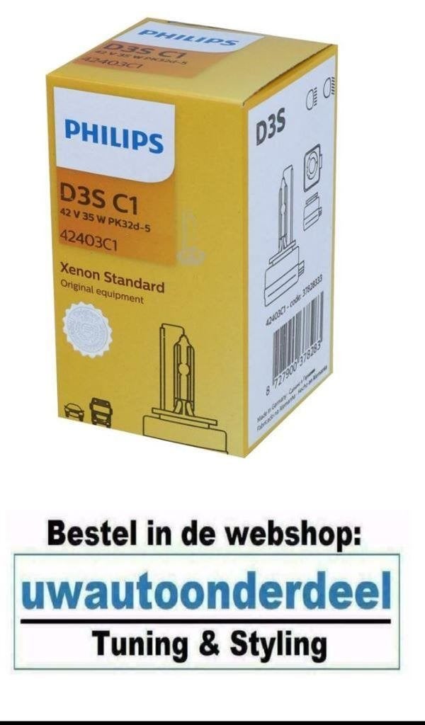 PHILIPS D3S 42403C1 XENSTART STANDARD XENON lamp 4200K, Verzenden