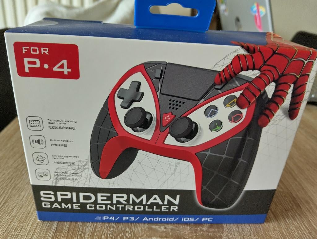 Playstation 4 Spiderman controller  nieuw boxed, Games en Spelcomputers, Ophalen, Nieuw