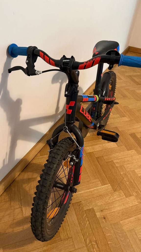 Kinder fiets 16inc, Fietsen en Brommers, Ophalen, Terugtraprem, Aluminium, 16 tot 20 inch