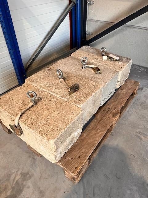 Gewichten/Betonblokken, Doe-het-zelf en Bouw, Overige Doe-Het-Zelf en Bouw, Ophalen, Gebruikt