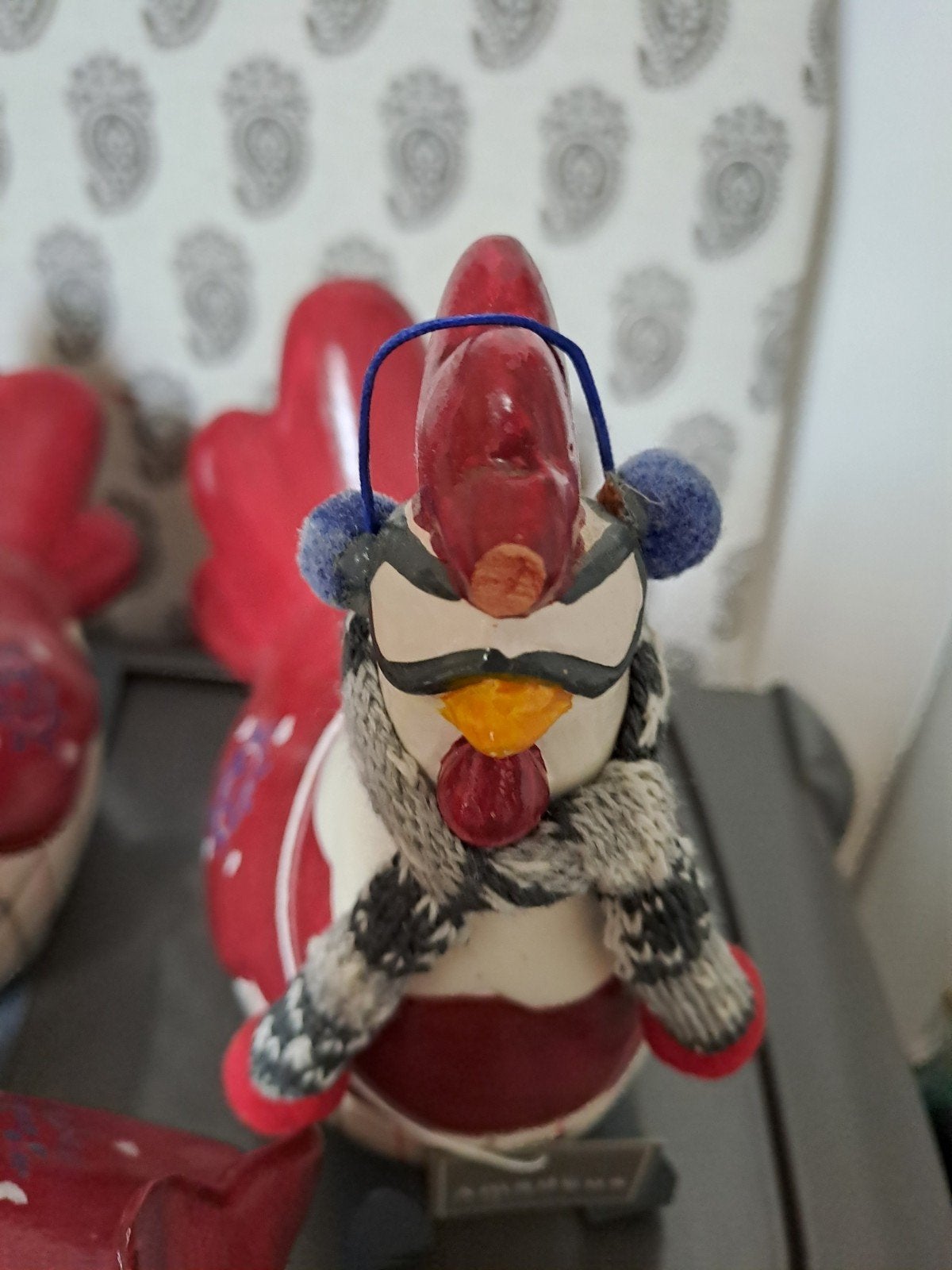 Decoratie kippen te koop, Ophalen