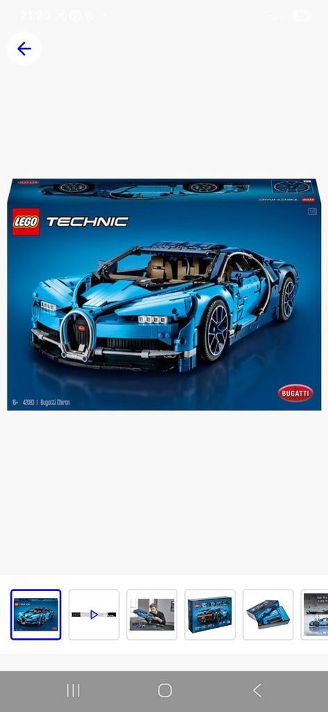 Lego Bugatti Chiron, Enfants & Bébés, Jouets | Duplo & Lego, Enlèvement, Lego