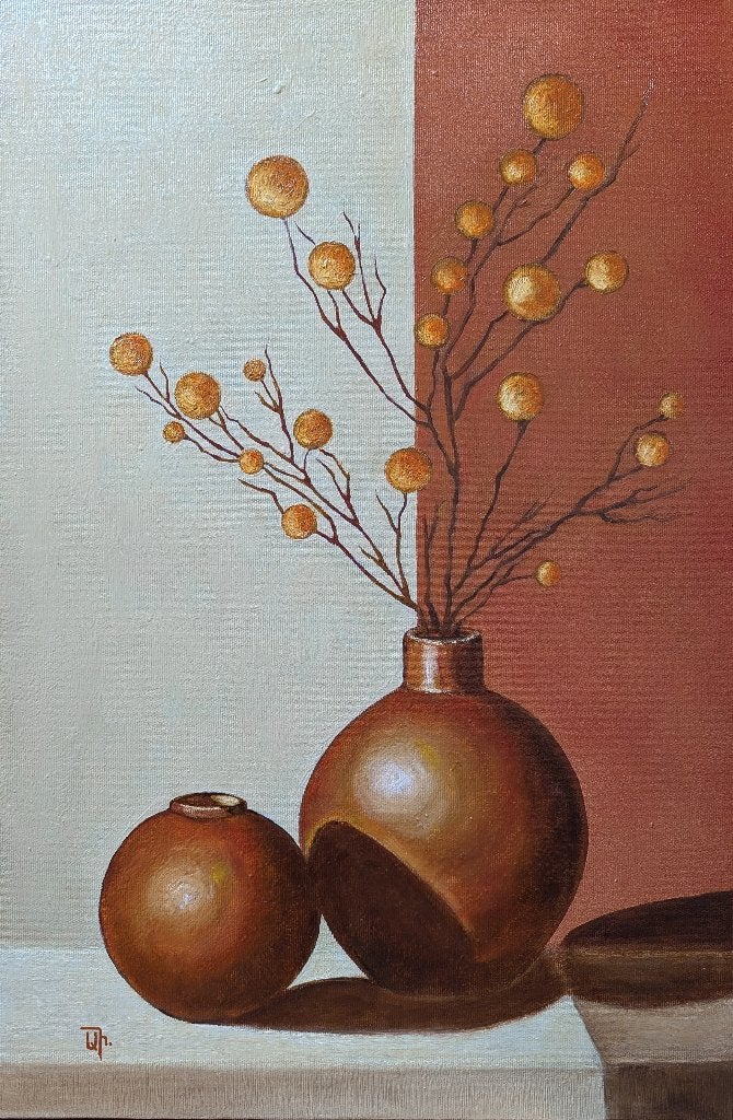 "Stilleven", Antiek en Kunst, Kunst | Schilderijen | Modern, Verzenden