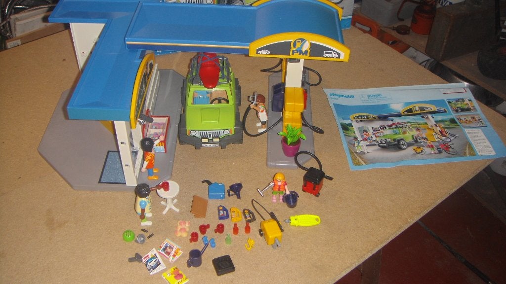 PLAYMOBIL STATION SERVICE 70201, Enlèvement ou Envoi, Comme neuf, Kit complet