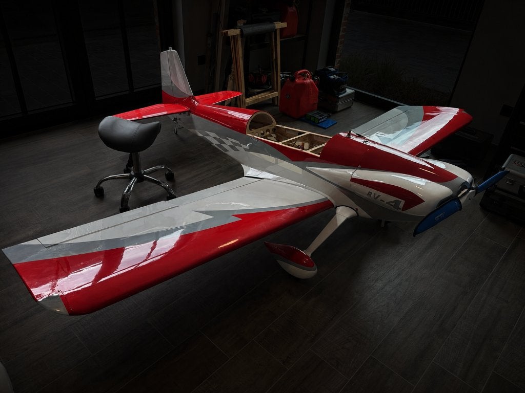 *** Grupp RV4 42% ***, Hobby en Vrije tijd, Modelbouw | Radiografisch | Vliegtuigen, Ophalen, Zo goed als nieuw, Benzine