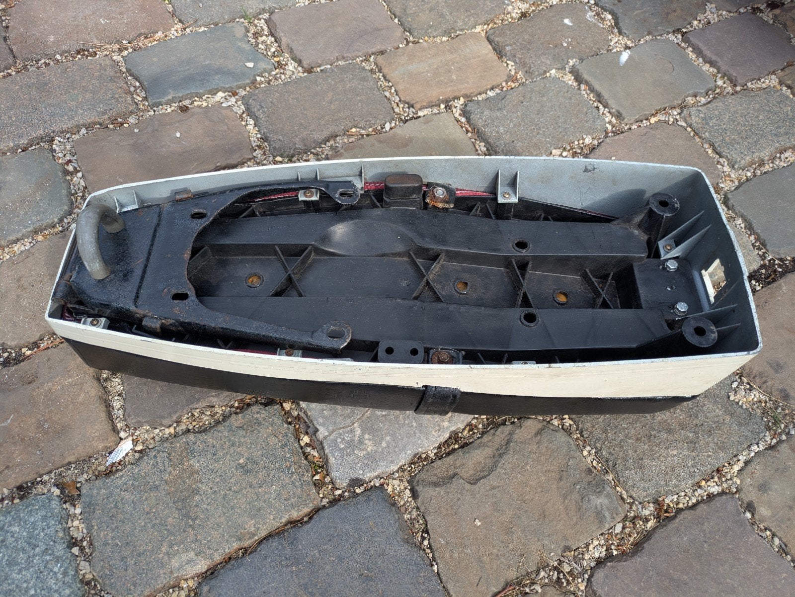 Selle de canapé biplace Vespa PK 50, Vélos & Vélomoteurs, Enlèvement, Comme neuf, Selle, Vespa pk 50