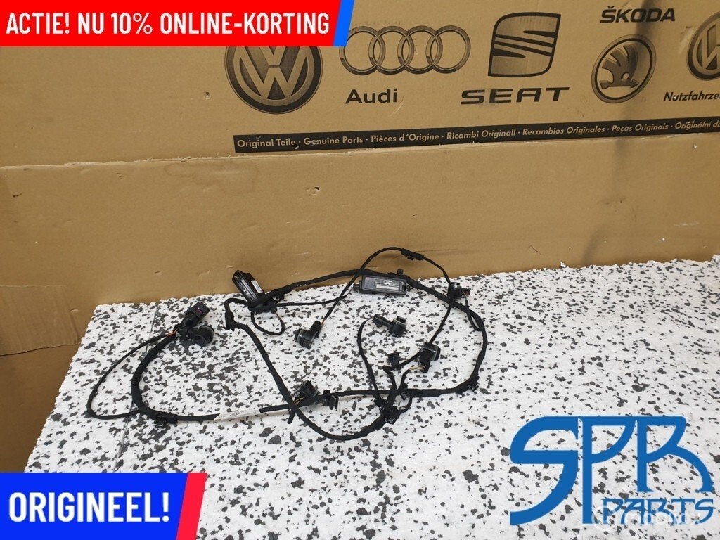 GOLF 7 INPARKEERSYSTEEM 6X PDC + KABEL achter 5G0971104AE, Gebruikt, Volkswagen, Ophalen of Verzenden, Volkswagen