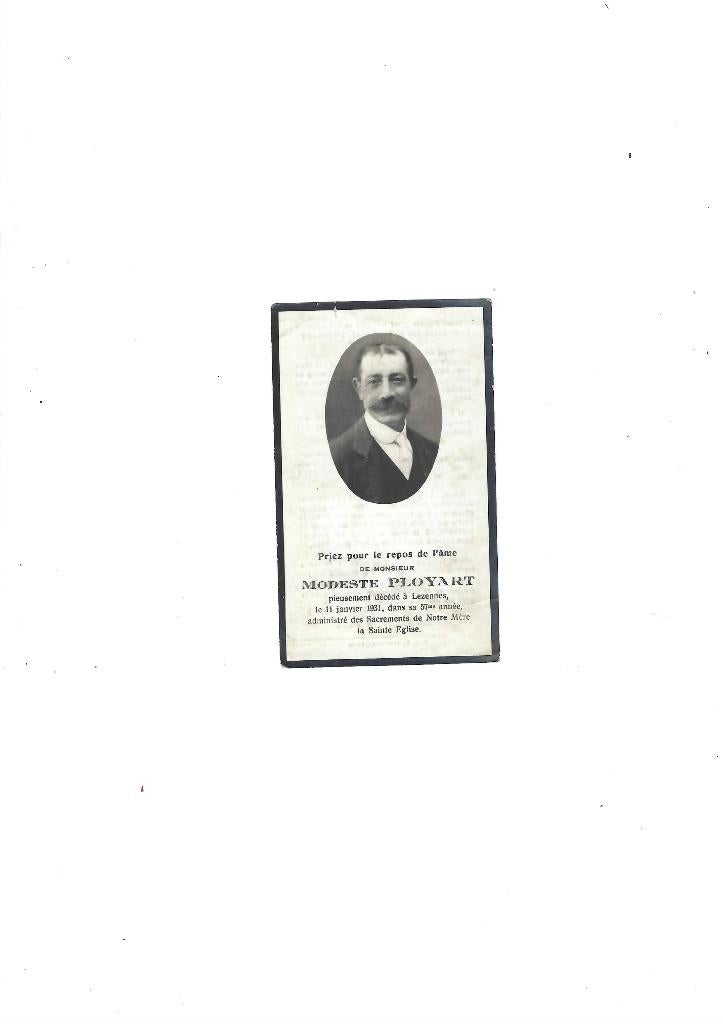 Souvenir de décès, Ophalen of Verzenden