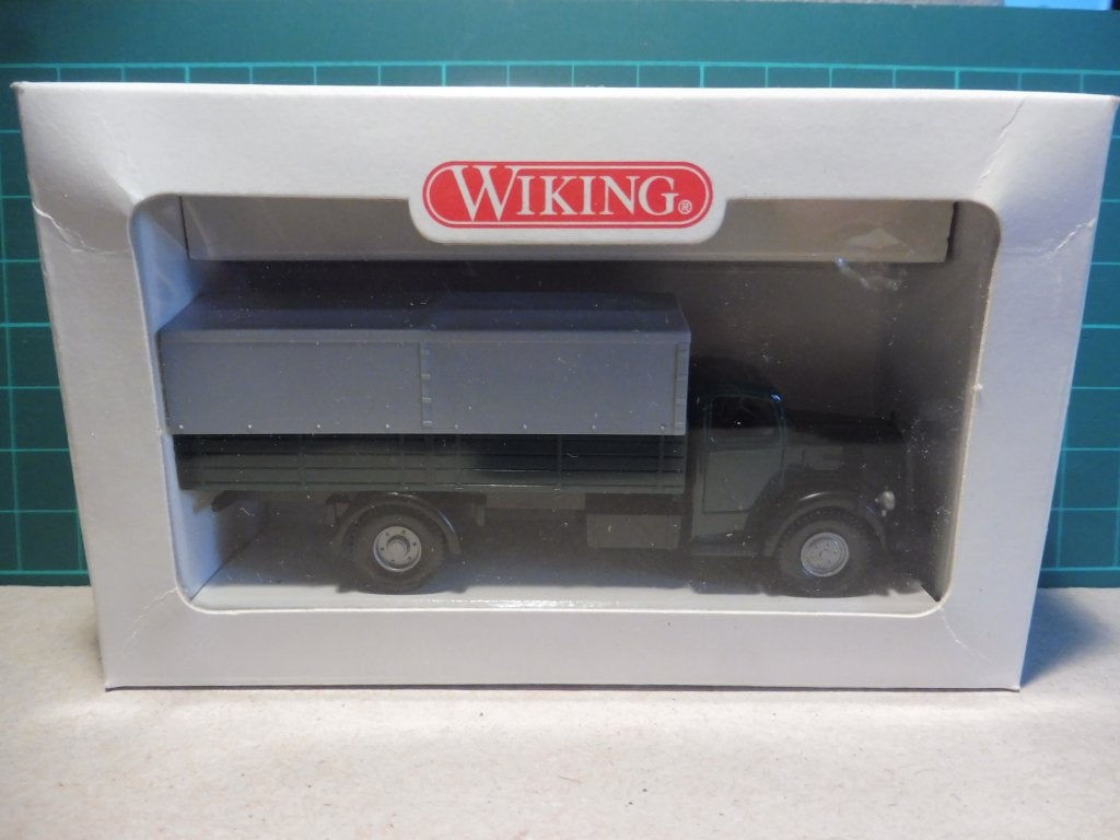 1:87 Wiking 85901 Mercedes Benz L 6600 bak en huif 1950–1958, Enlèvement ou Envoi, Comme neuf, Bus ou Camion, Wiking