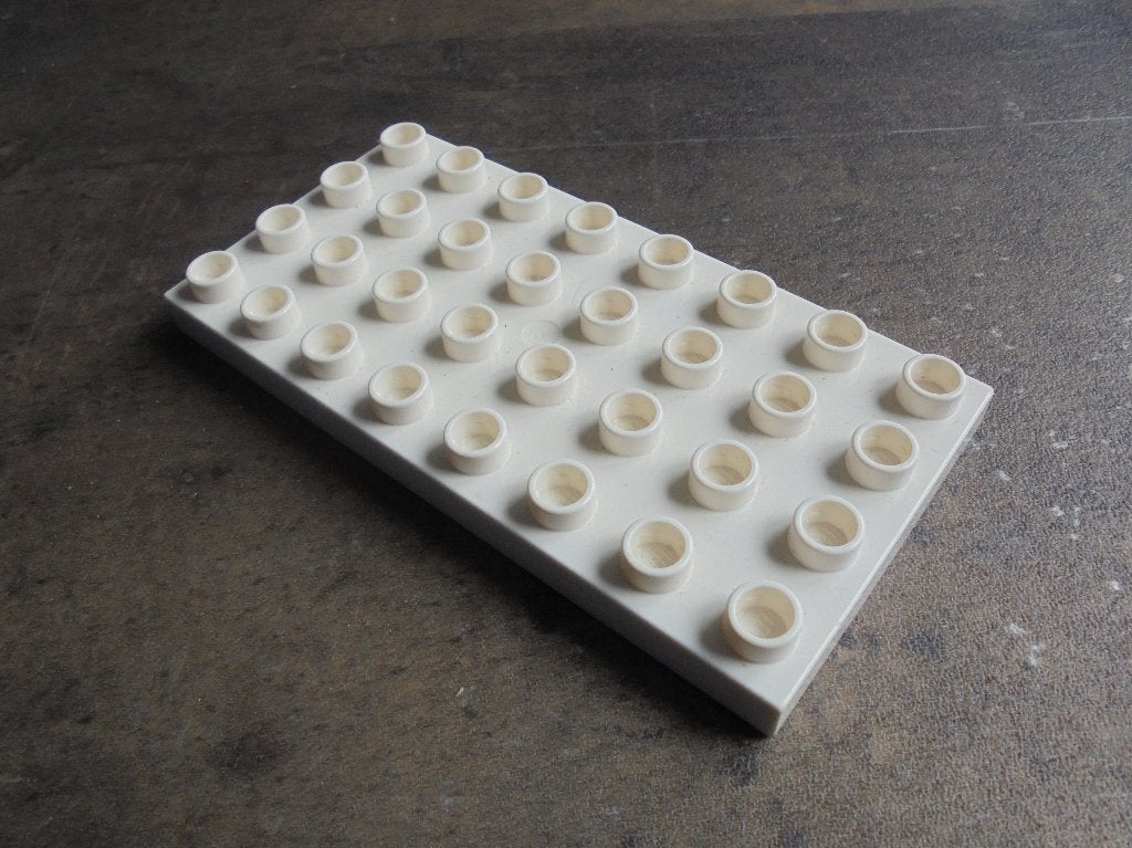 Lego Duplo Baseplate 4x8 (zie foto's) 11, Ophalen of Verzenden, Gebruikt, Losse stenen, Duplo