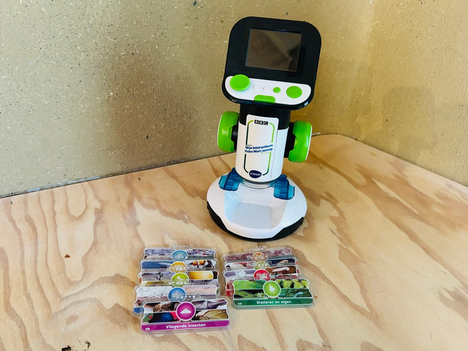 VTech videomicroscoop, Kinderen en Baby's, Speelgoed | Educatief en Creatief, Ophalen, Zo goed als nieuw, Ontdekken