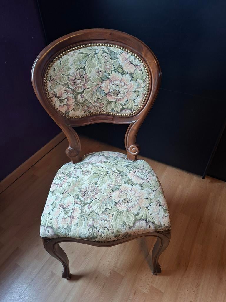 Chaise de style avec revêtement gobelins, Antiquités & Art, Enlèvement